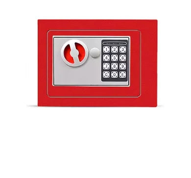 InterCyprus Smart Metal Safe &ndash; Digital Hotel Safe Box red