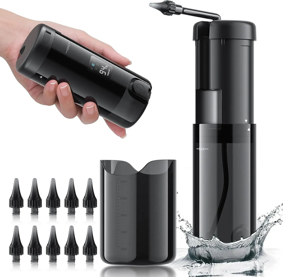 Ηλεκτρικό Σετ Αφαίρεσης Κεριού Αυτιού με Καθαρισμό με Νερό, Έξυπνη Οθόνη, Αδιάβροχο IPX67