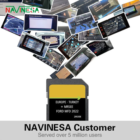 MFD 2022 For Ford Focus 2011-2014 Europe &ndash; 8GB Map Card