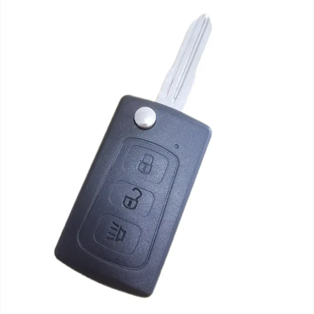 1Pcs Key Shell For Great Wall HAVAL HOVER H3 H5 Car Remote Flip Key Case Shell Fob Replacement 3 Button Key Shell With Logo by InterCyprus Trading Ltd