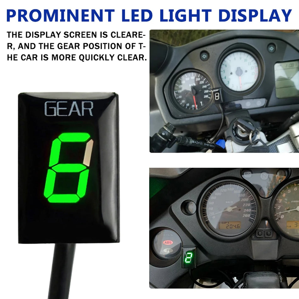 Honda CB500X Gear Indicator Display with LED for CBR600RR, CB1000R