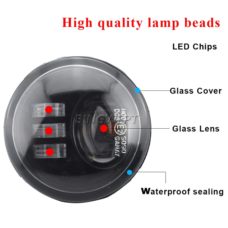 Miglas lukturu komplekts ar LED Nissan Tiida Latio 2005-2008
