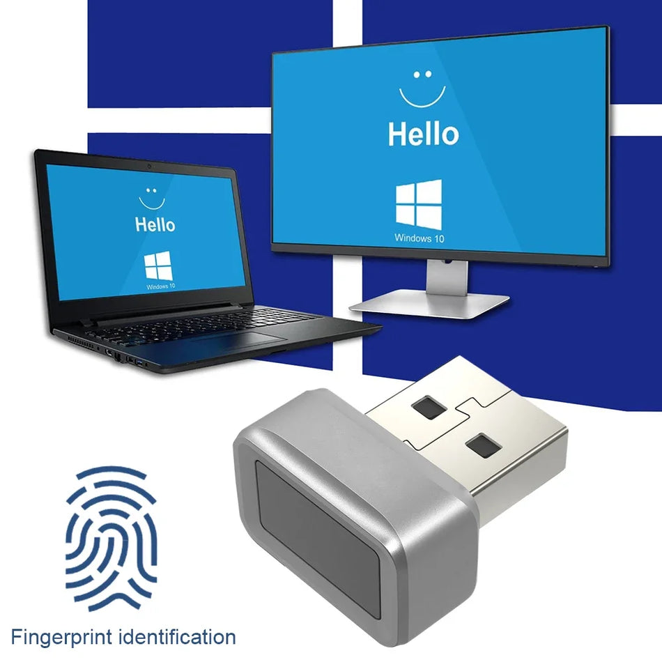USB Δακτυλικό Αποτύπωμα Κλειδί FIDO U2F Windows Hello Αντιπαραποίηση PC