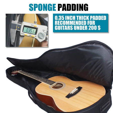Acoustic Guitar Gig Bag 41 Inch &ndash; Water Resistant Case