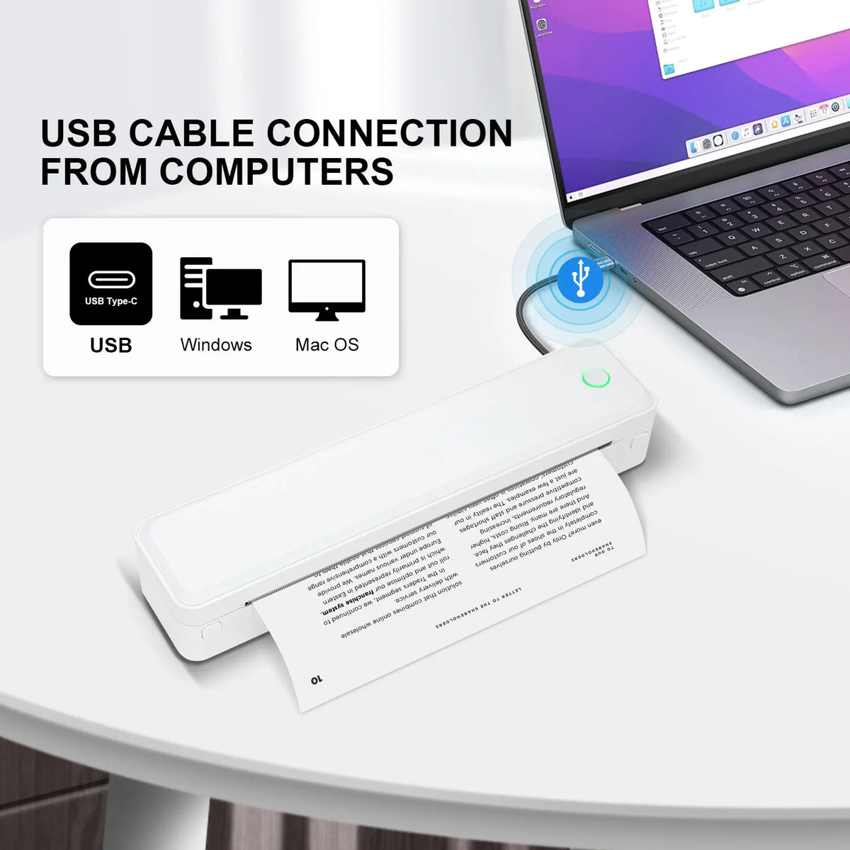 Hztz Portable Bluetooth Thermal Printer &ndash; Tattoo Printing