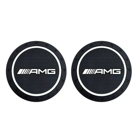 SSZ Car Cup Holder Coaster &ndash; Non Slip Interior Accessory for Mercedes Benz AMG