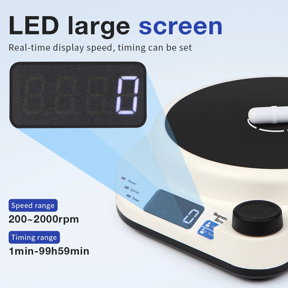 Magnetic Stirrer 2000RPM Mini Electric &ndash; Brushless DC Motor