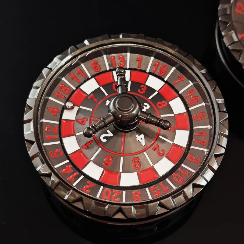 3-in-1 Metal Spinning Dice Set for DND RPGs, D20 D10 D4 and D12 D8 D6, Cthulhu Mythos