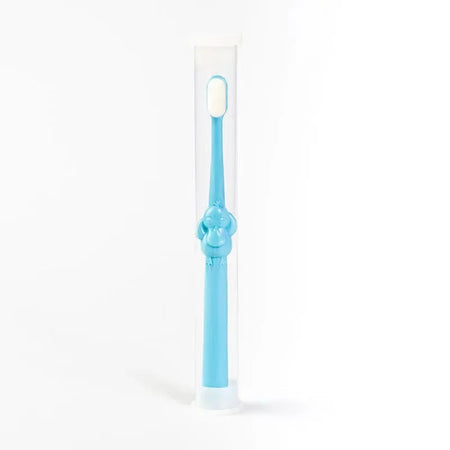 Soft Silicone Toothbrush for Babies and Kids (0-10 Years) 4-10 years old blue