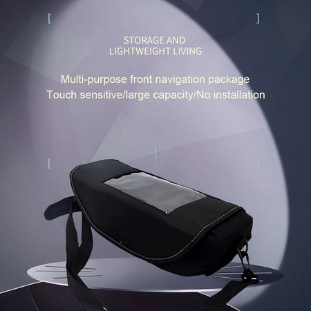 Universal Motorcycle Handlebar Bag &ndash; Waterproof Touchscreen Storage
