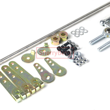 SherryBerg Linkage Kit for Cross Bar Universal Linkage 99006.105 for 40mm 42mm 45mm DCOE Carburetor Throttle bodies Dcoe Models by InterCyprus Trading Ltd