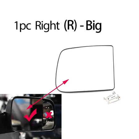 Driving or Passenger Mirror For Dodge Ram 1500 2500 3500 4500 5500 2010-2020 Side Heated Wing Mirror Glass Lens Right or Left by InterCyprus Trading Ltd
