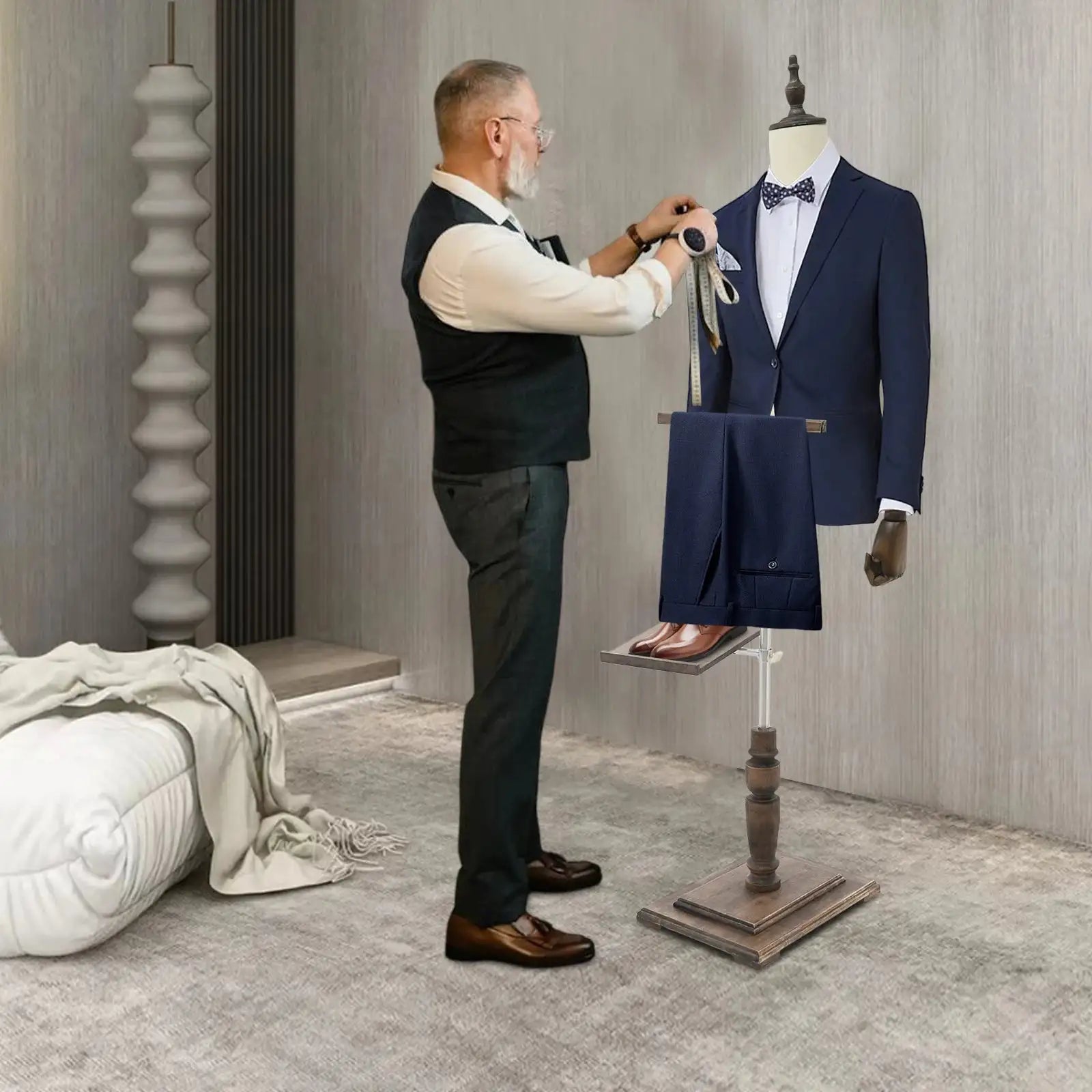 Male Clothing Store Display Racks &ndash; Height Adjustable