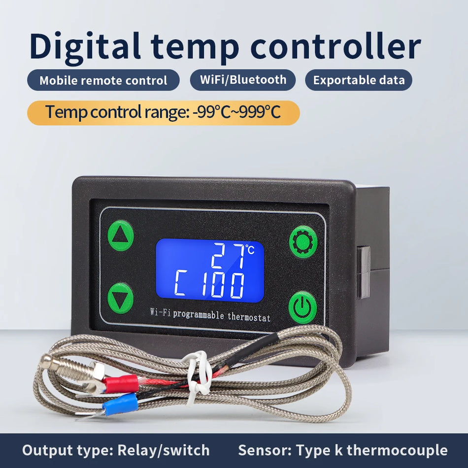 Wifi Remote Thermostat DC12-36V &ndash; LED Digital Display