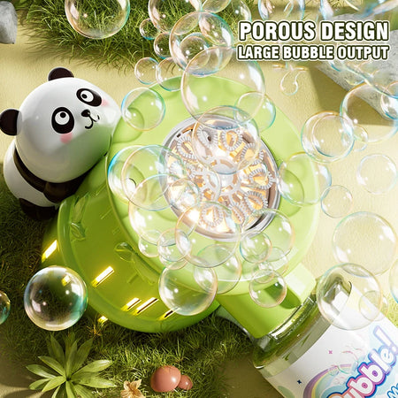 Panda Electric Bubble Gun &ndash; Cute Cartoon Panda Bubble Maker