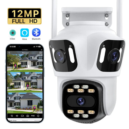 12MP WiFi PTZ Security Camera