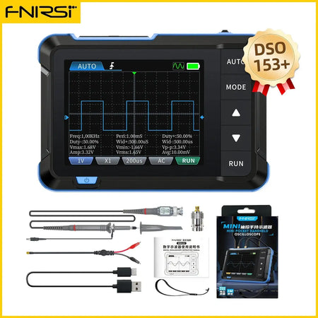 FNIRSI Handheld 2 In 1 Digital Oscilloscope 10 MHz 48MSps DSO153 Option