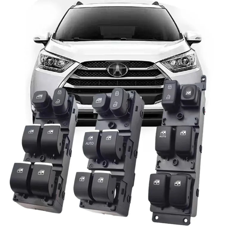 Power Window Switch & Door Lock Console for JAC T5 T8 SEI3 by InterCyprus Trading Ltd