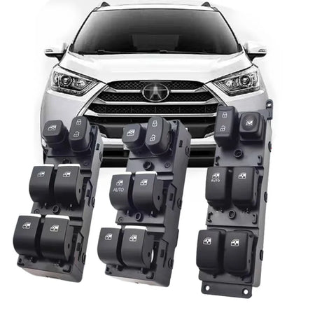 Power Window Switch & Door Lock Console for JAC T5 T8 SEI3 by InterCyprus Trading Ltd