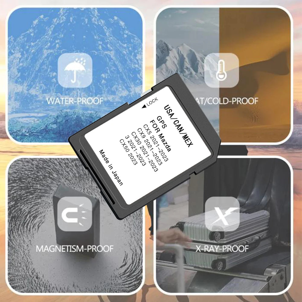 Mazda Navigation SD Card USA Canada Mexico Maps &ndash; New Maps