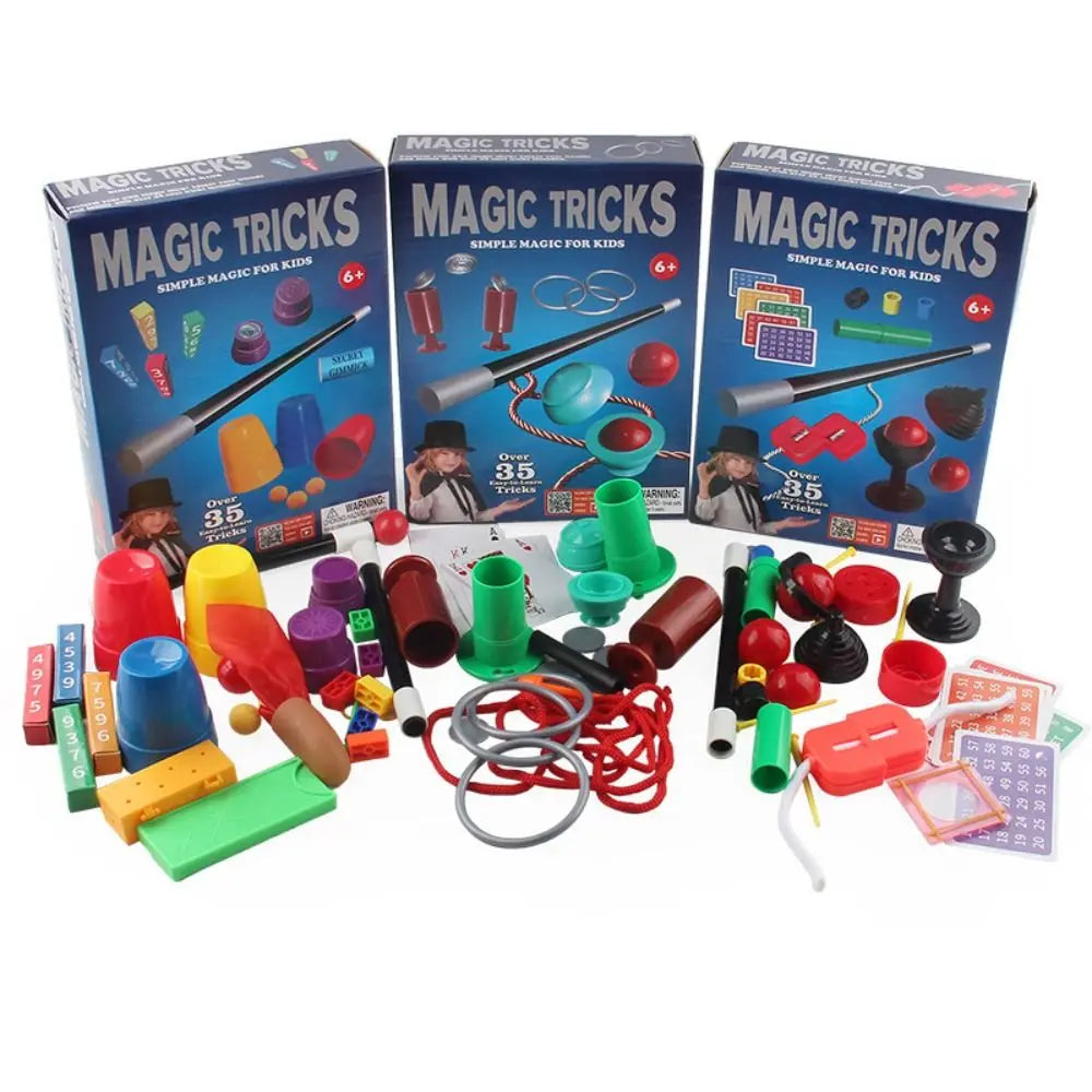 Puzzle Simple Magic Prop Kit &ndash; Beginner Tricks Manual