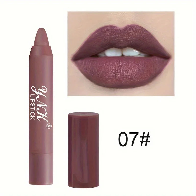 Nude Series Velvet Matte Waterproof Lipstick Pencil 07