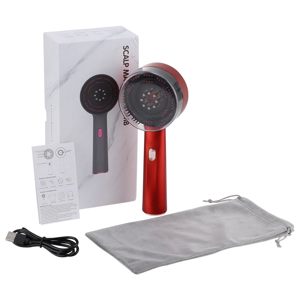 Electric Vibration Massage Comb - Red Light Therapy for Hair Growth InterCyprus Trading Ltd Electric Vibration Massage Comb - Red Light Therapy for Hair Growth InterCyprus Trading Ltd