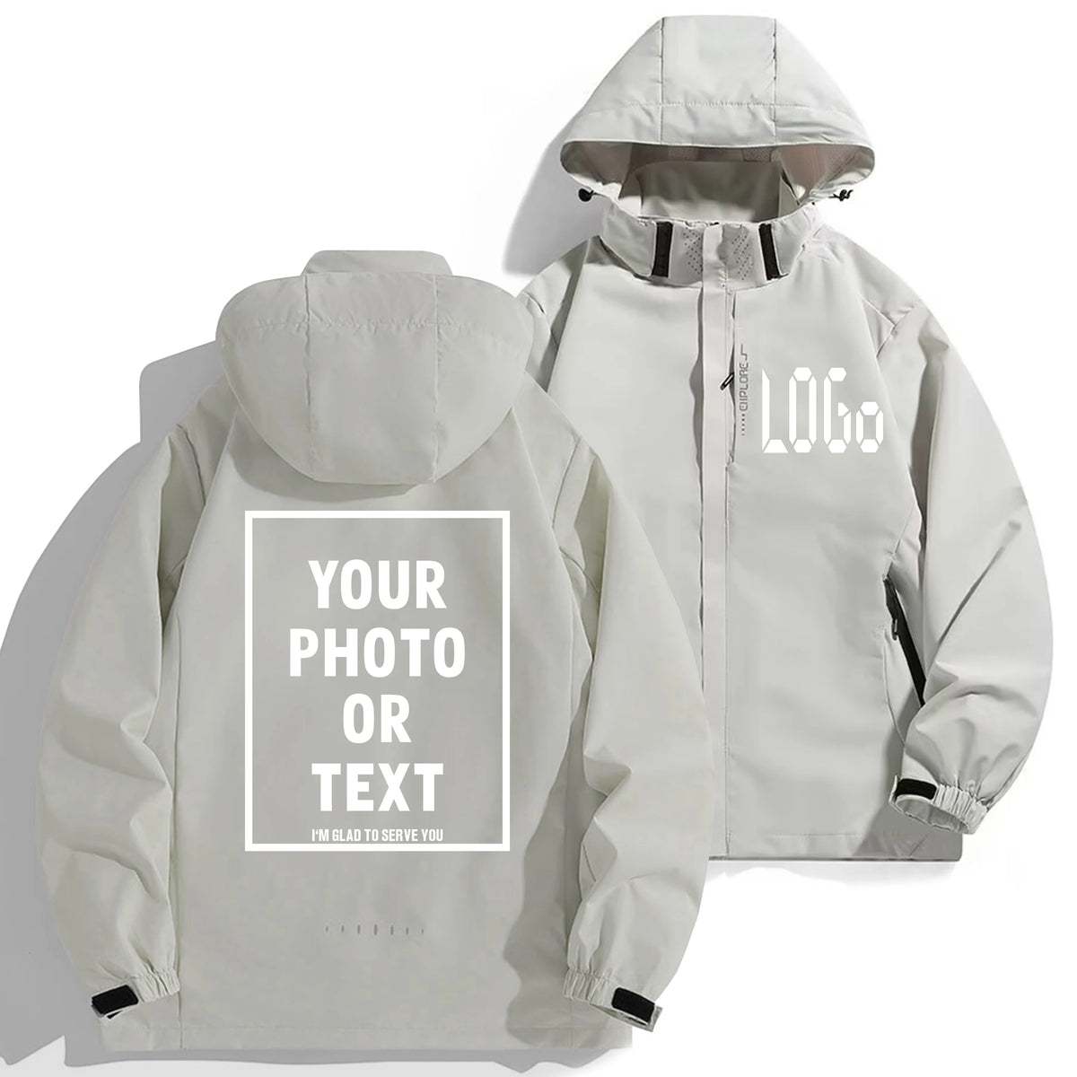 2025 New Fashion Jacket &ndash; Custom Logo And Image Everywhere Ivory / XXL / Pack of 1|CHINA