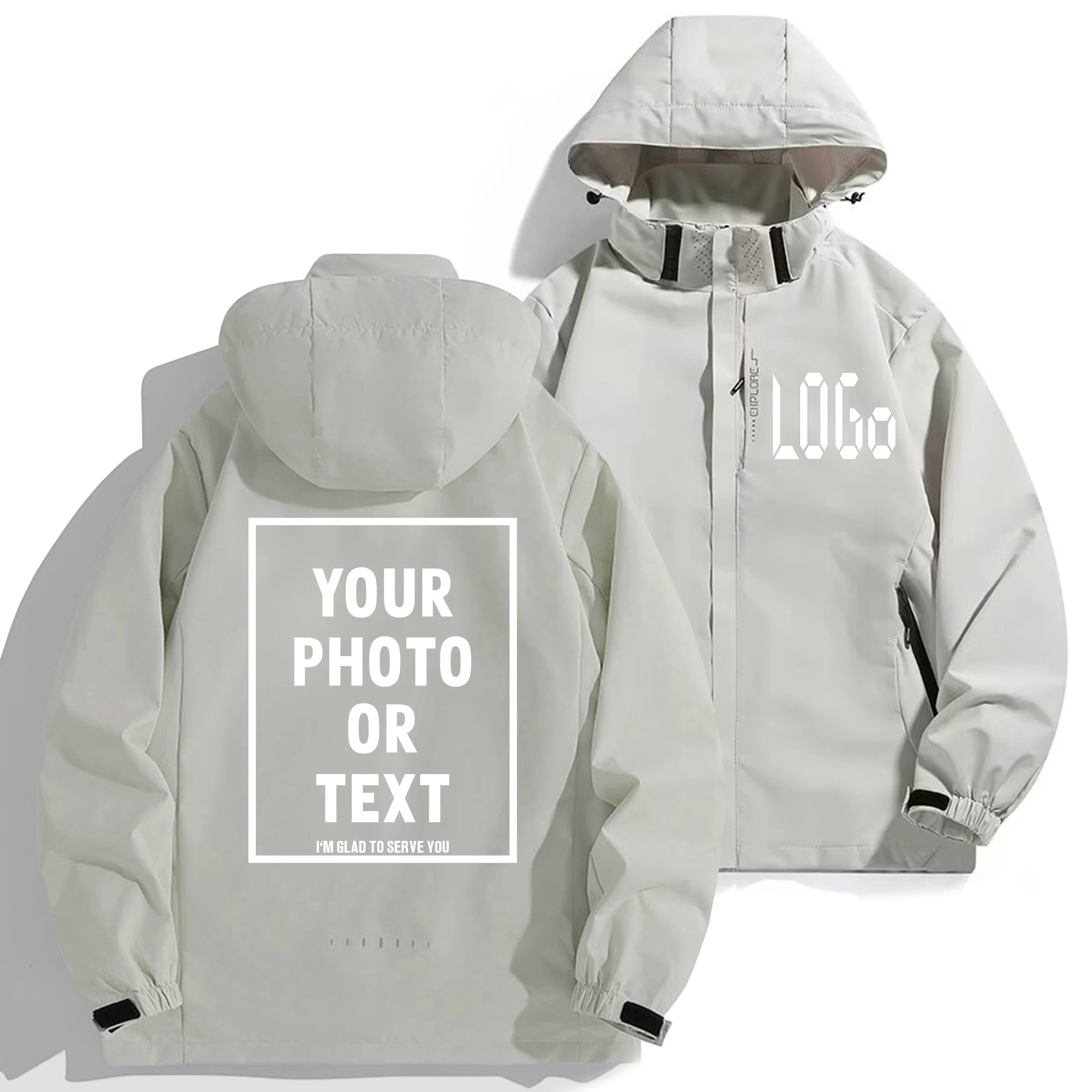 2025 New Fashion Jacket &ndash; Custom Logo And Image Everywhere Ivory / XXL / Pack of 1|CHINA