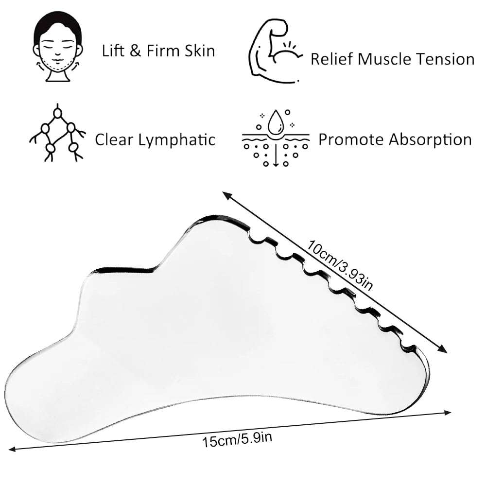 YQQGD Gua Sha Stainless Steel Tool &ndash; Effective Muscle Scraping for Soft Tissue Therapy