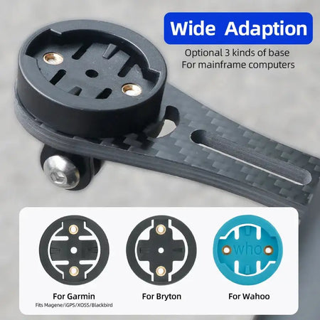 Carbon Handlebar Computer Bracket For Garmin Bryton Wahoo
