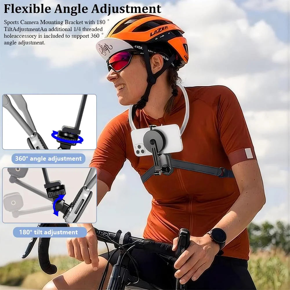 Magnetic Neck Mount Holder &ndash; Multi-Angle Flexibility for Smartphones