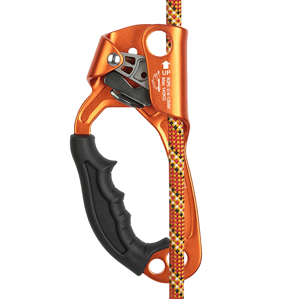 Outdoor Hand Ascender 8-13mm Rope Climber &ndash; Compact Alloy