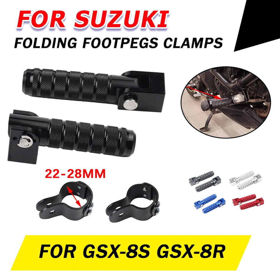 Suzuki GSX-8S Opvouwbare Voetsteunen Aluminium, Voor 2024 2025