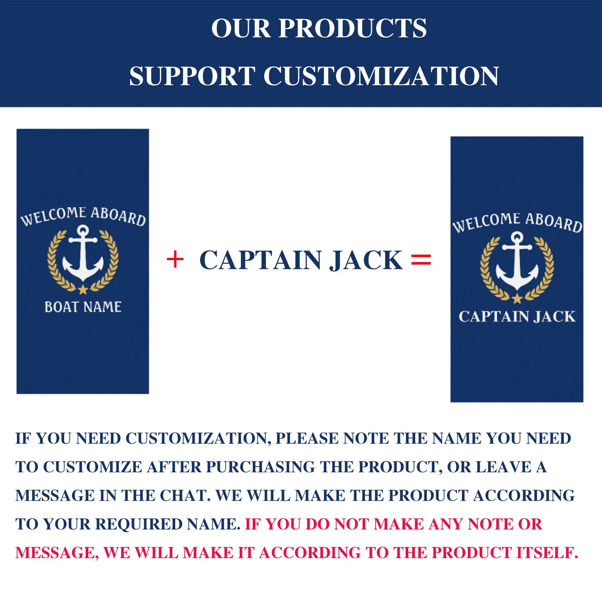 Custom Boat Name Blanket - Personalized Nautical Decor Gift