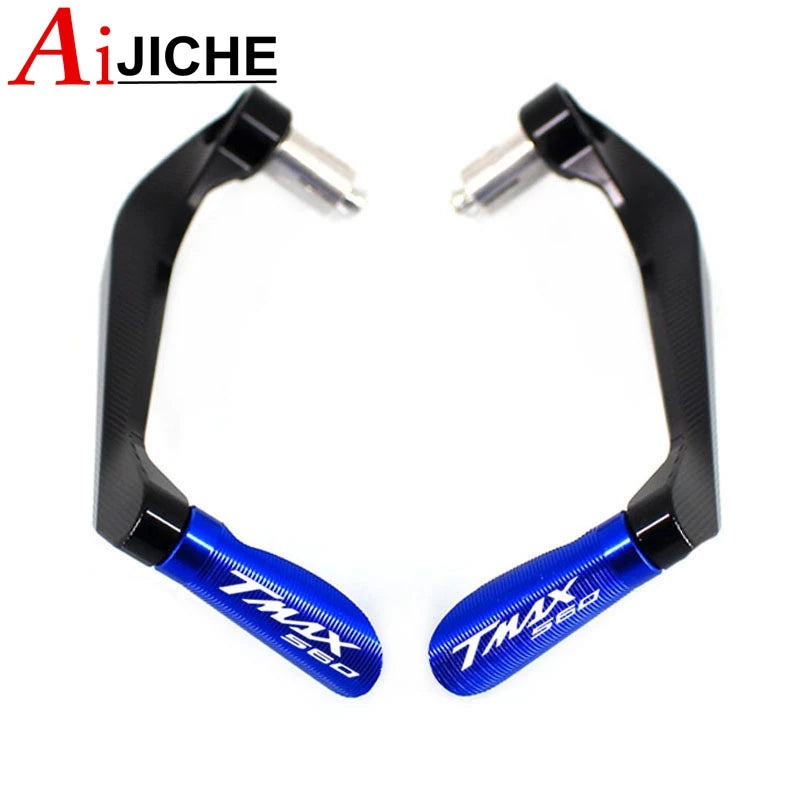 YOLENSE Motorcycle Handlebar Grips Guard for Yamaha Tmax 560 (2019-2023) Blue