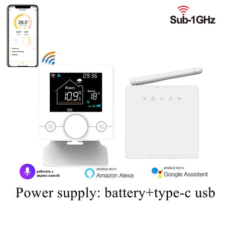 T7W+RC5Plus &ndash; App Controlled Boiler Thermostat With WiFi T7W Set