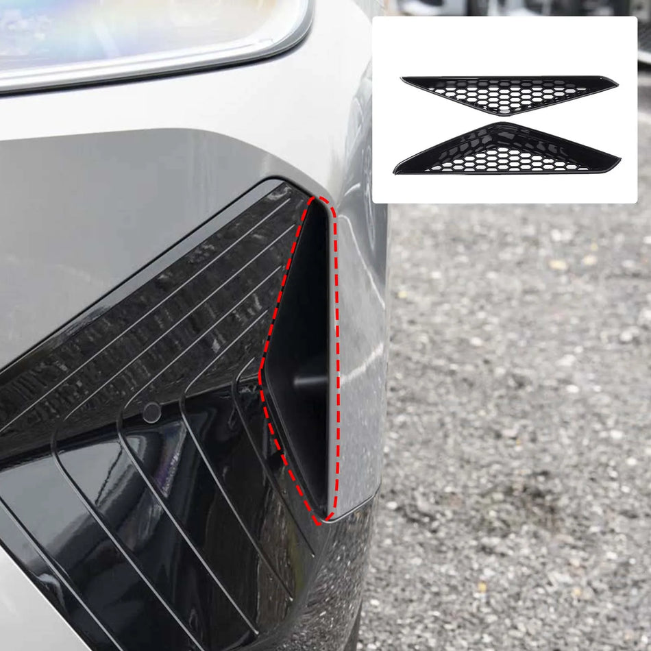 2 kom. ABS crni prednji odbojnik ventil rešetka okvir za BMW iX