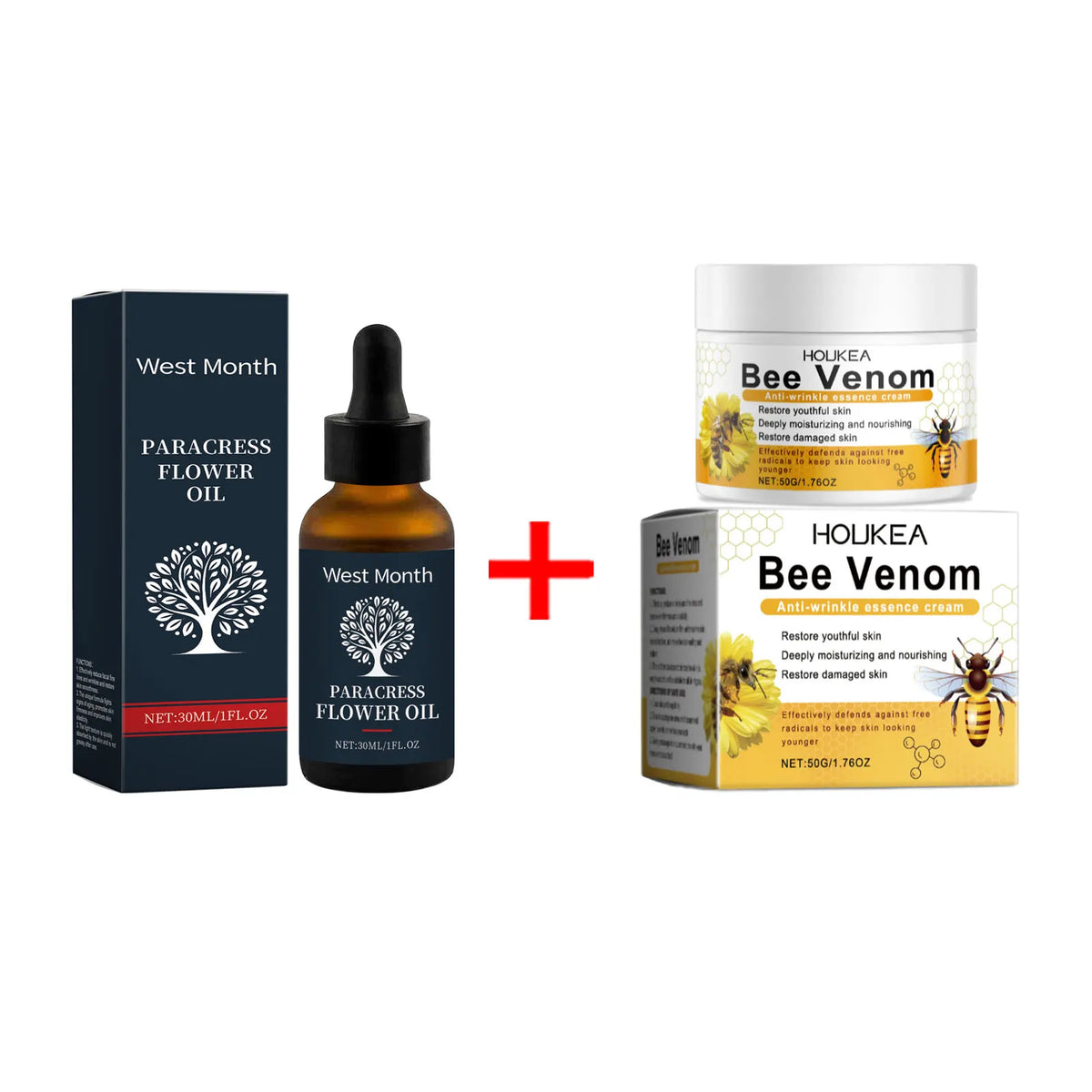 Bee Venom Essence Cream &ndash; Powerful Anti-Aging Formula 1set Boxed