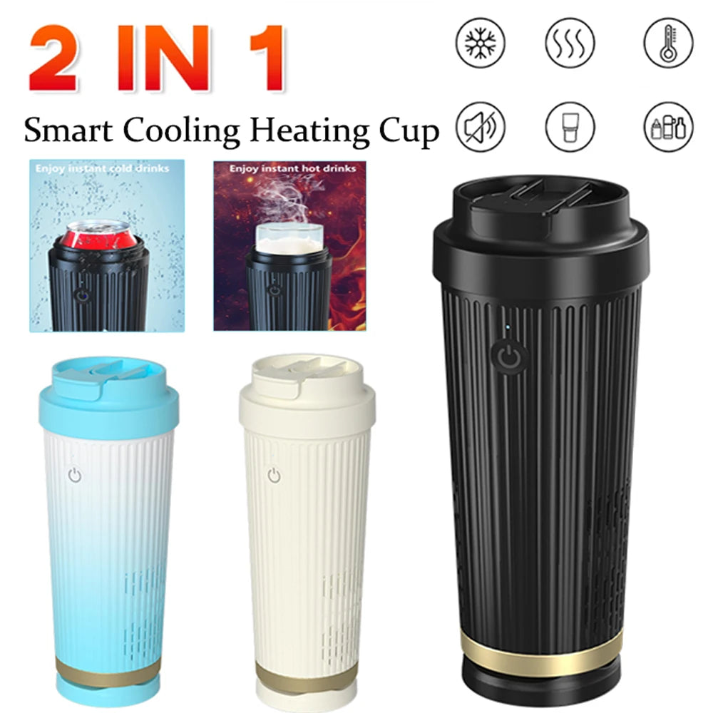 Smart 2 In 1 Car Heating Cooling Cup - Digital Temperature