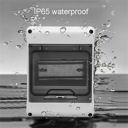 IP65 Waterproof Plastic Circuit Breaker Distribution Box with Clear Lid