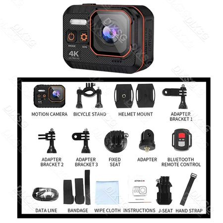 4K HD Wifi Camera &ndash; 170 Degree Wide Angle and Waterproof Design Camera / NO Card