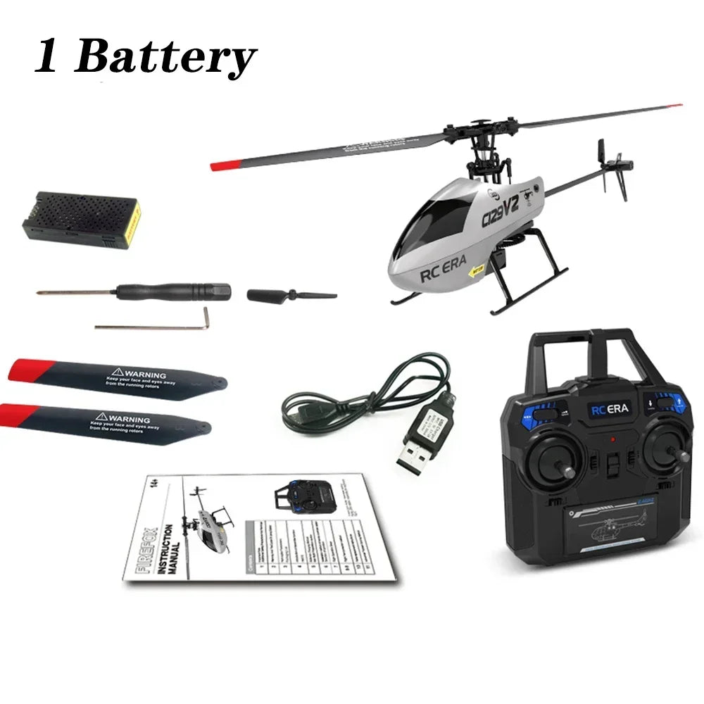 C129 V2 RC Helicopter &ndash; 6 Channel Remote Control Fun 1Battery