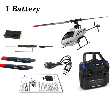 C129 V2 RC Helicopter &ndash; 6 Channel Remote Control Fun 1Battery