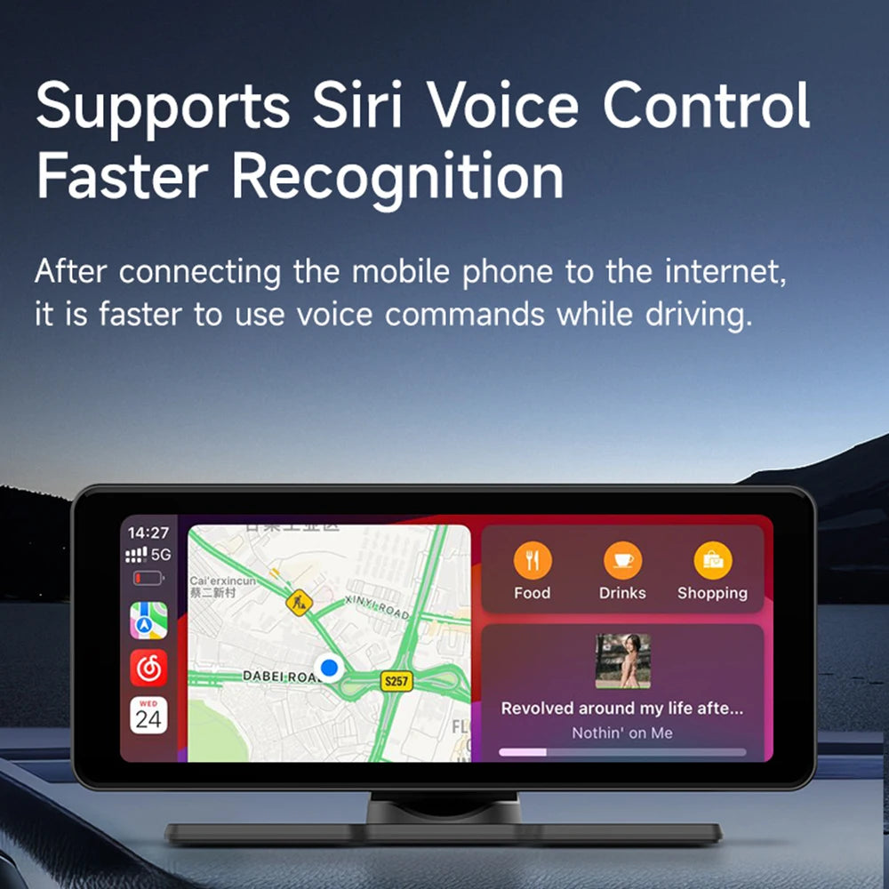 6.86-inch Wireless CarPlay &amp; Android Auto Multimedia Player by JIUYIN