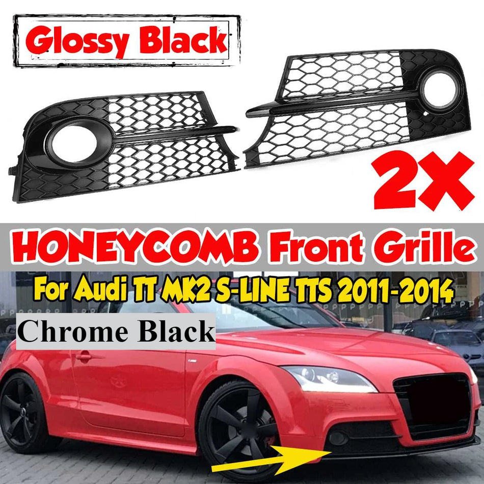 Grile pentru proiectoare de ceață cu plasă tip fagure pentru Audi TT MK2