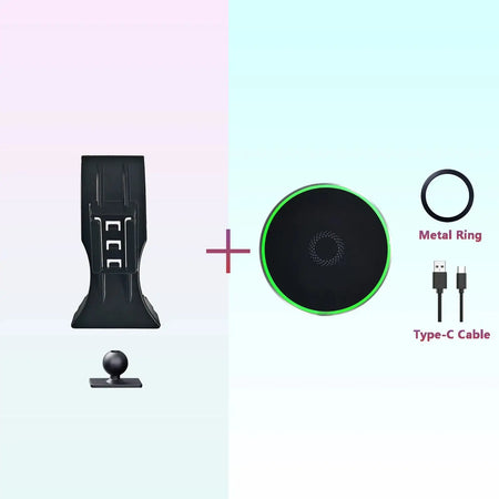 Ford Mustang Magnetic Car Phone Holder 15W Wireless Charger Base and holder 1