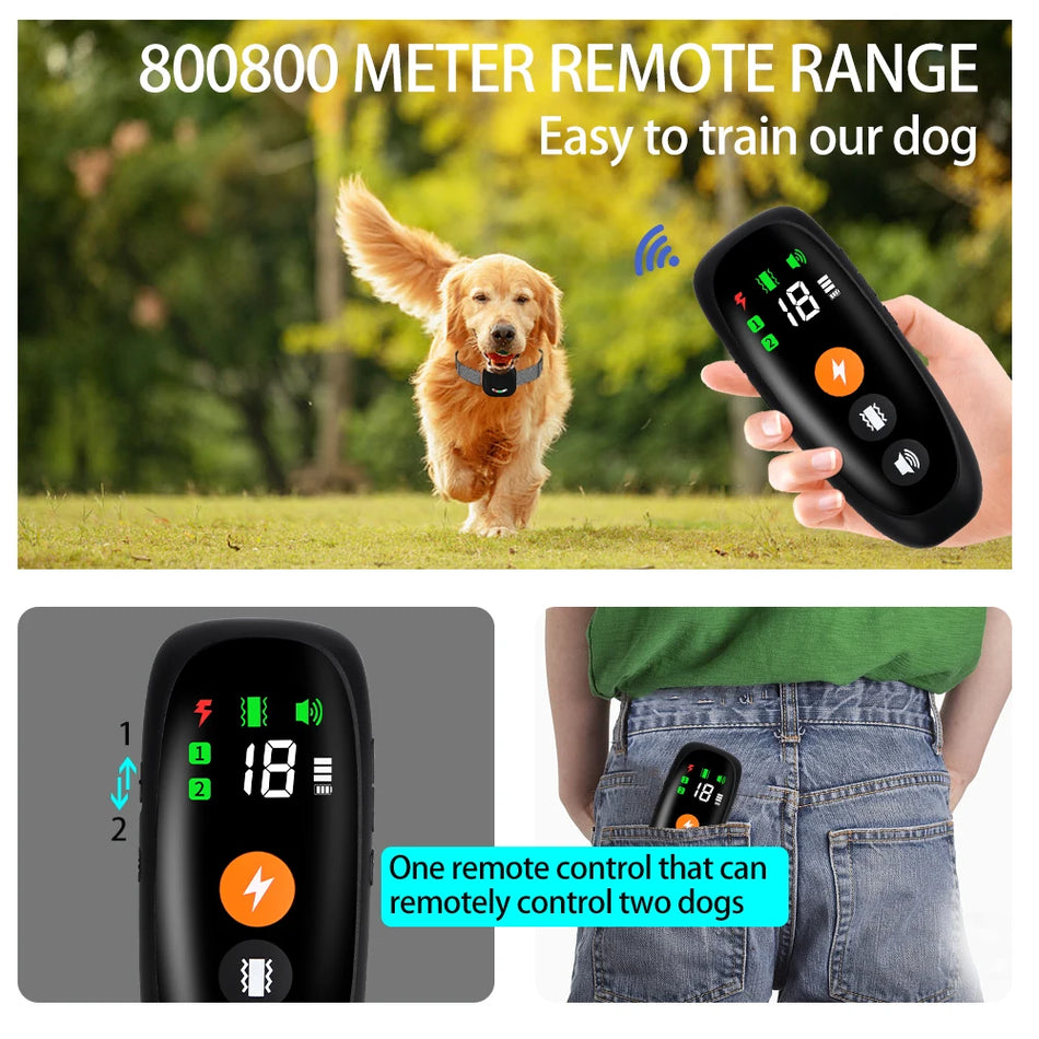 New 800m Electronic Dog Training Collar &ndash; Remote Control