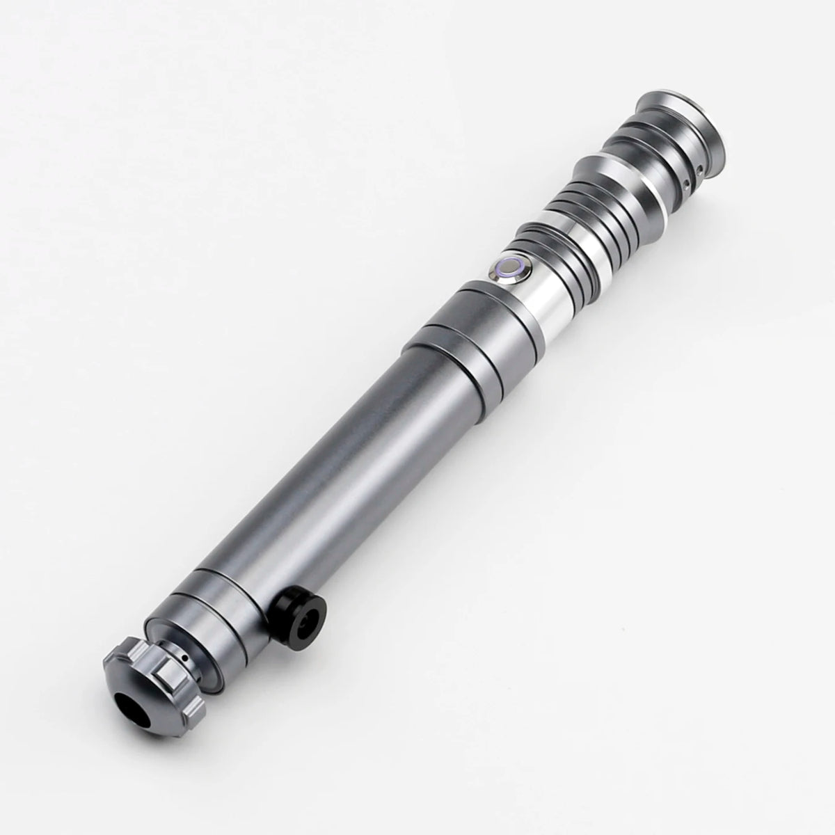 SaberFeast Metal Lightsaber Empty Hilt for DIY Jedi Cosplay E11-A Gray