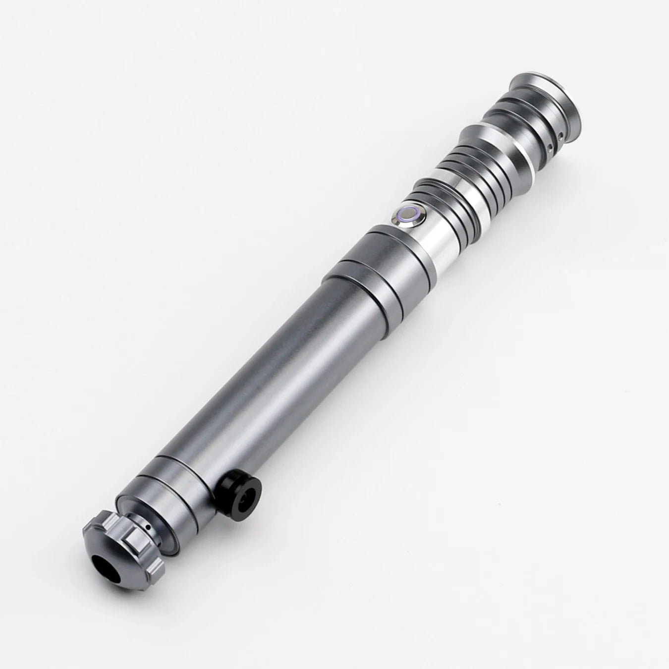 SaberFeast Metal Lightsaber Empty Hilt for DIY Jedi Cosplay E11-A Gray